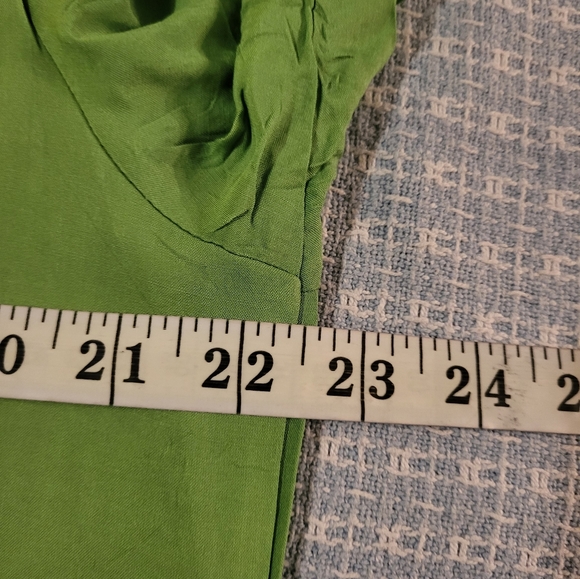 Coruja Green Embroidered 3/4 Sleeve Blouse Boho - Picture 13 of 13